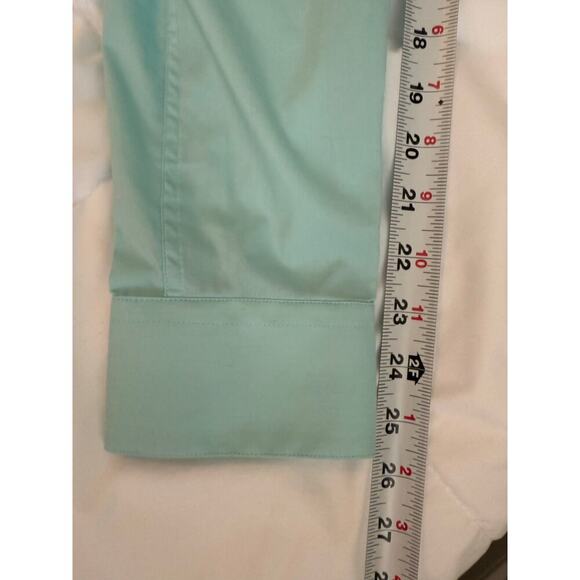 Egara Extreme Slim Fit Dress Shirt, Turquoise 16 34/35 - Picture 5 of 8